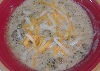 Easiest Way to Prepare Delicious Broccoli Cheese Soup  Slow Cooker