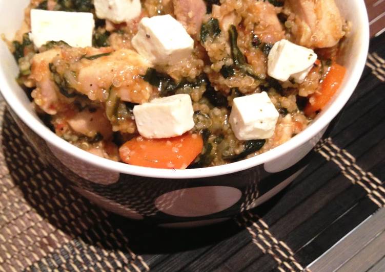 Recipe of Tasty Chicken Quinoa Power Bowl