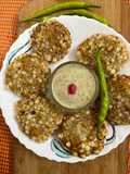 Sabudana Vada with Coconut Chutney