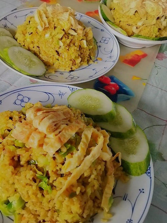 Resep Nasi goreng kunyit Anti Gagal