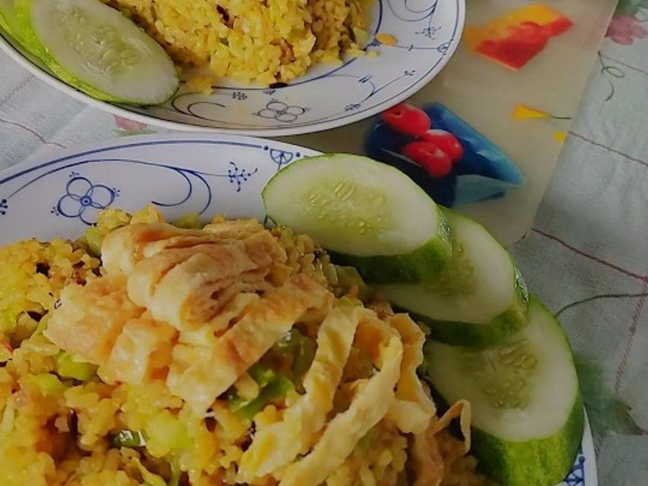 Resep Nasi goreng kunyit Anti Gagal