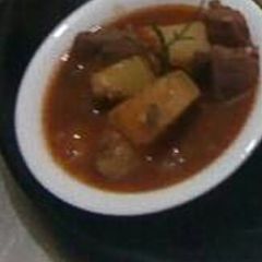 A picture of Hearty beef stew.