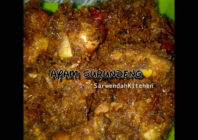 Resep Ayam Serundeng Kelapa👍 yang Enak