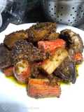 Portobello Mushroom with Pesto Sauce