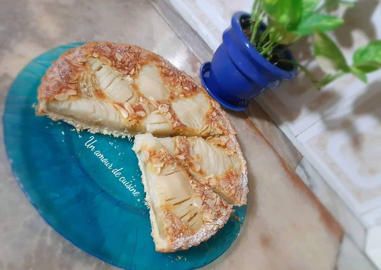 A révélé le secret de la recette Tarte bourdaloue🍐😋 parfait