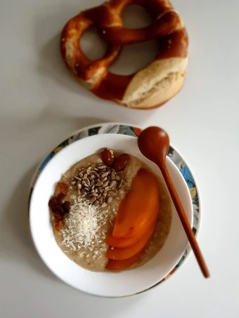 Easy Steps to Prepare Oat porridge (warm) the Awesome  You can take Joss in your mouth