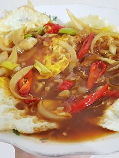Foto resep Telor ceplok asam manis