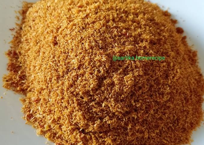 Resep bikin Serundeng kelapa pedas manis ala me 🥰 yang enak