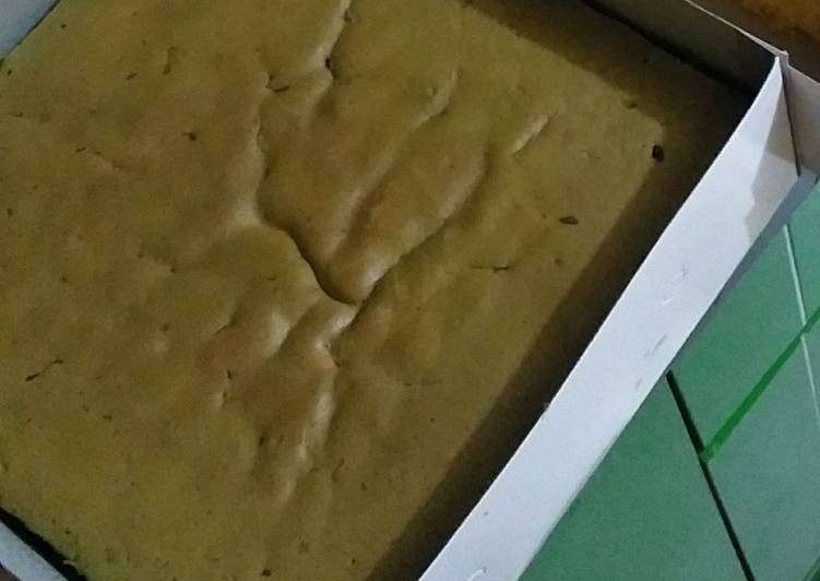 Resep: Bolu pandan panggang rumahan