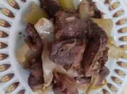 Hình ảnh của lòng gà xào dưa