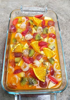 Foto resep Fruty Puding with Chia seed