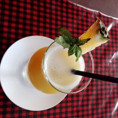 A picture of Pineapple and Ginger Mocktail.