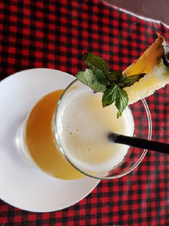 A picture of Pineapple and Ginger Mocktail.