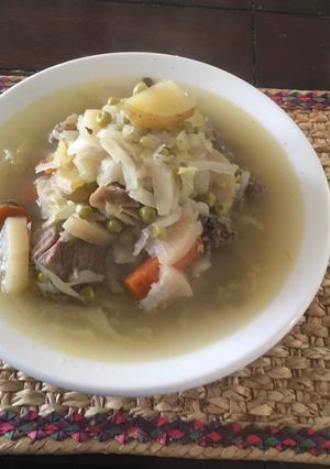 Una foto de Cocido con chícharos