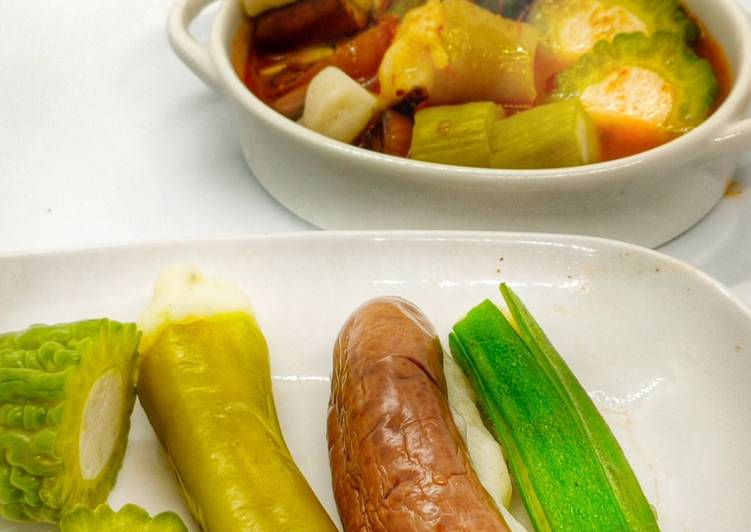 Oden Pedas Sayur Tempatan