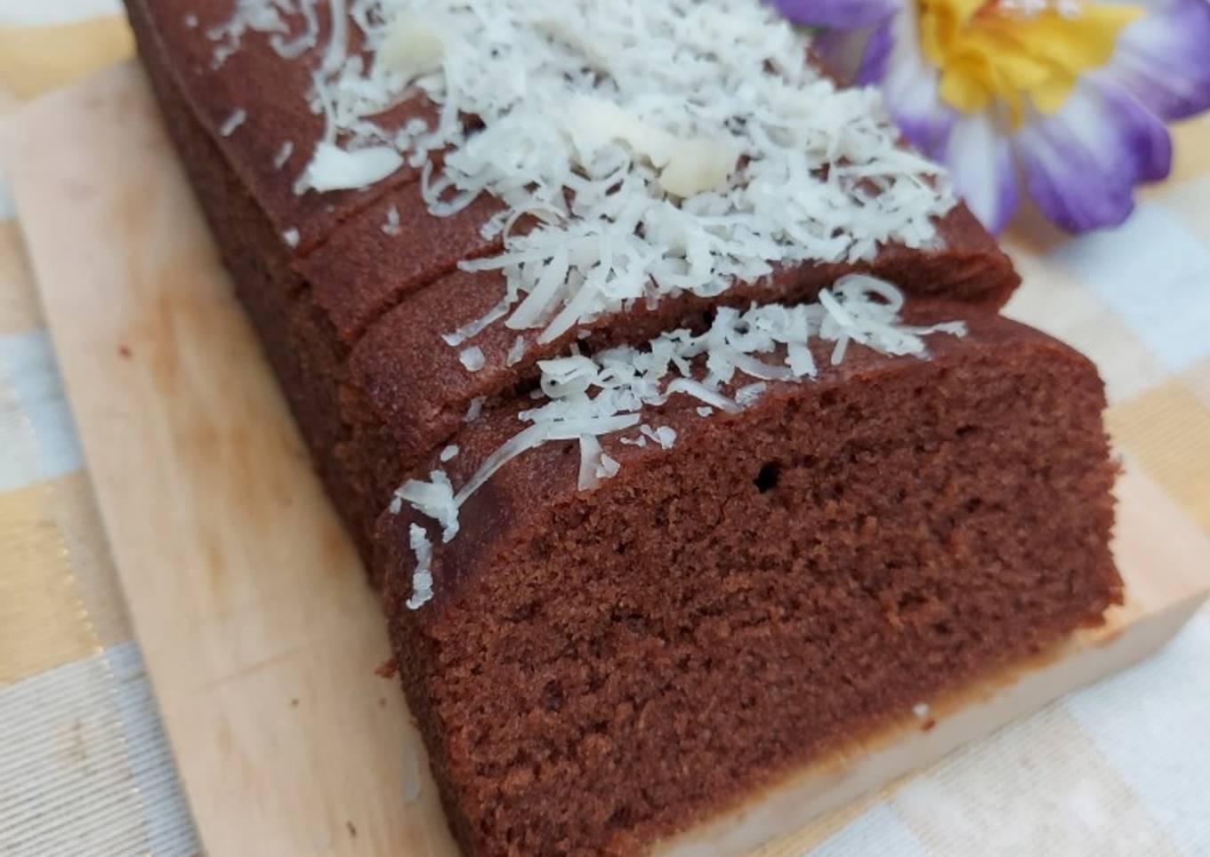 Resep Brownies kukus lembut takaran sendok Anti Gagal