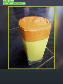 Foto resep Avocado dalgona coffee