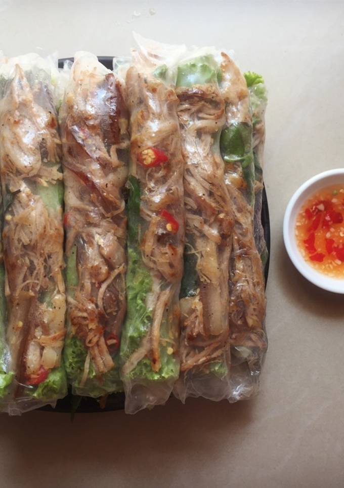 Hình của món Bì cuốn.