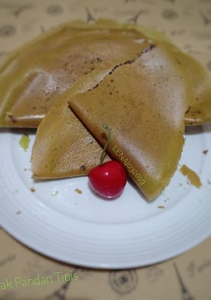 Foto resep (10.2) Martabak Pandan Tipis