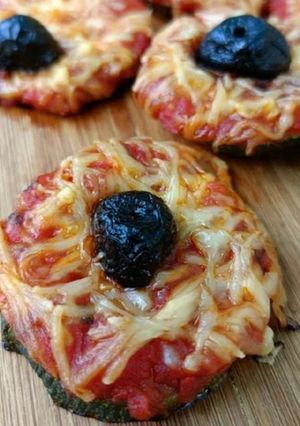 Une photo de 🌱Courgette façon pizza
