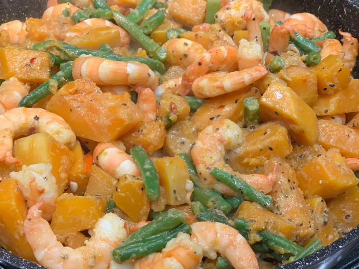 Recipe Ginataang Kalabasa with King Prawns the Delicious Perfect