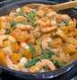 Simple Way Make Recipe Ginataang Kalabasa with King Prawns that is Awesome, Delicious}