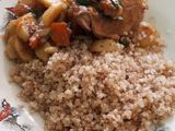 Quinoa con estofado de pollo