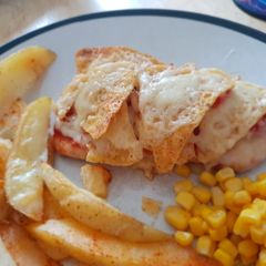 Nacho chicken breast bake A picture of Nacho chicken breast bake.
