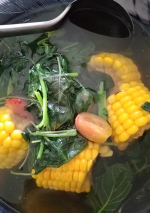 Foto resep Bening bayam jagung manis