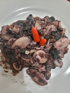 Foto resep Oseng cumi cabe hijau