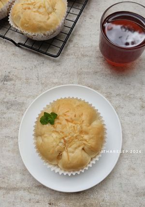 Foto resep (Sourdough Discard) Roti Isi Keju Manis