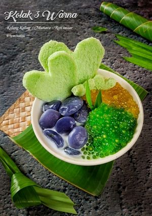 Foto resep Kolak 3 Warna - Kolang kaling, Mutiara & Roti Tawar