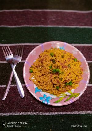 পেরি পেরি ম্যাগি (peri peri Meggie recipe in bangla) রেসিপির প্রধান ছবি