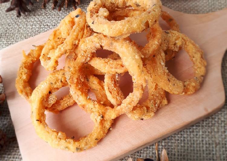 PATUT DICOBA! Cara Membuat Onion Ring