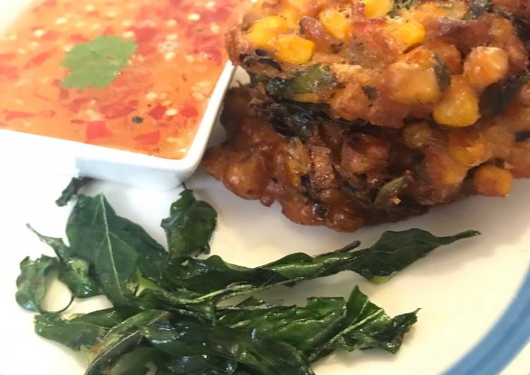 Step-by-Step Guide to Prepare Speedy Corn Fritter Thai style