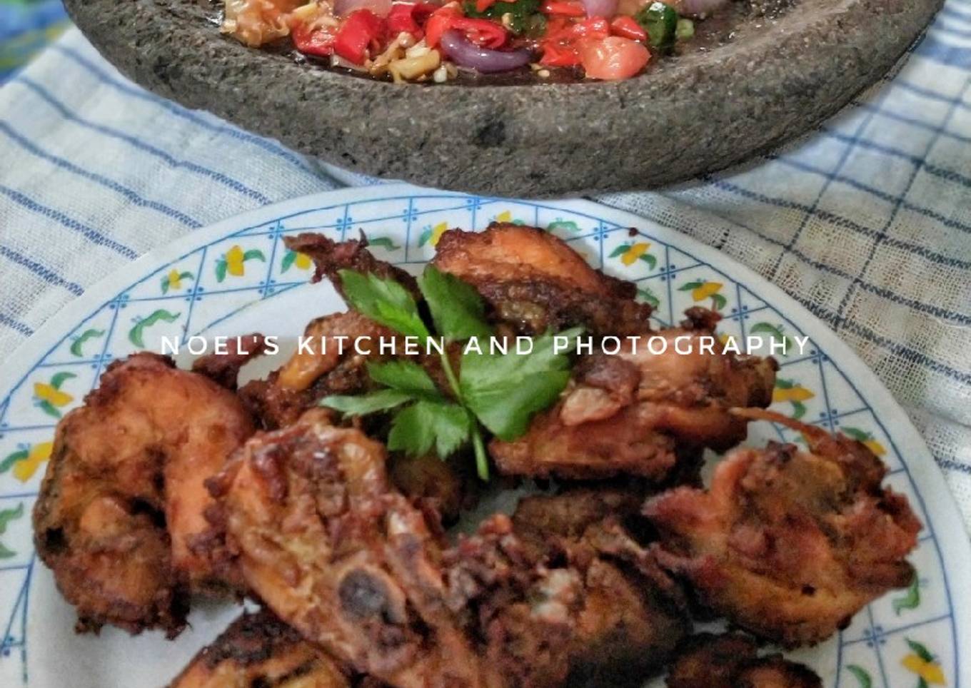 Ayam Goreng Kalasan Sambal Matah Limau Kuit