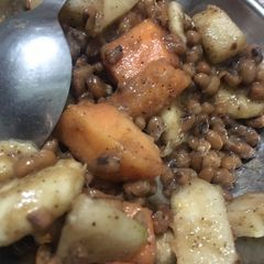 A picture of Rava chaat.