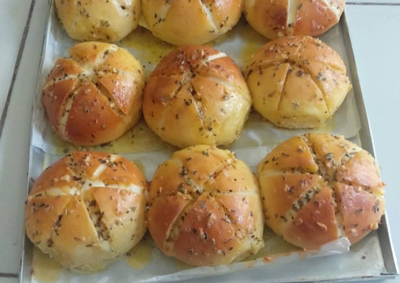 Korean Garlic chesse bread
