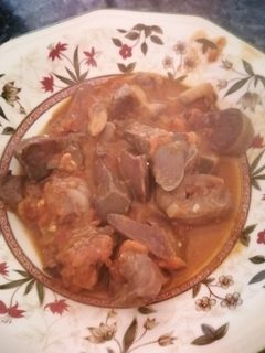 Una foto de Asadura en salsa