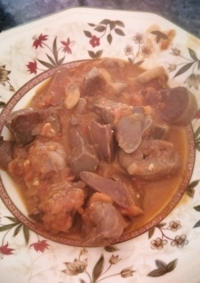 Una foto de Asadura en salsa