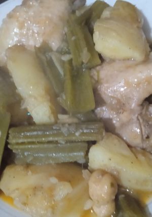 صورة لوصفة شطيطحة بطاطا بالخرشف 😋🍴
