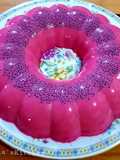 Puding Buah Naga (Dragon Fruit Puding)