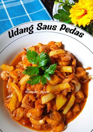 Foto resep Udang Saus Pedas