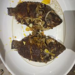 A picture of Roasted fish.