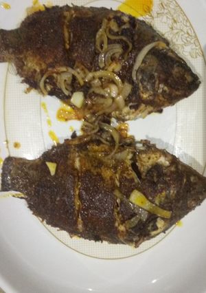 A picture of Roasted fish.