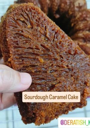 Foto resep Sourdough Discard Caramel Cake