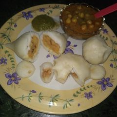 Steamed pitha steamed stuffed rice cake A picture of Steamed pitha steamed stuffed rice cake.