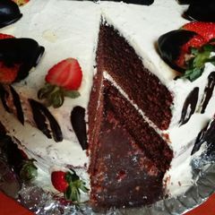 A picture of Chocolate cake.
