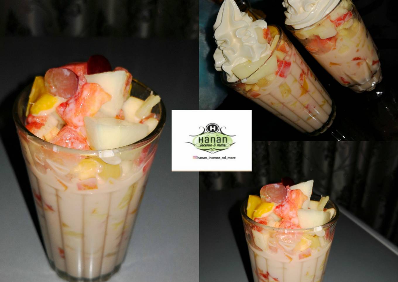 Yogurt fruits salad