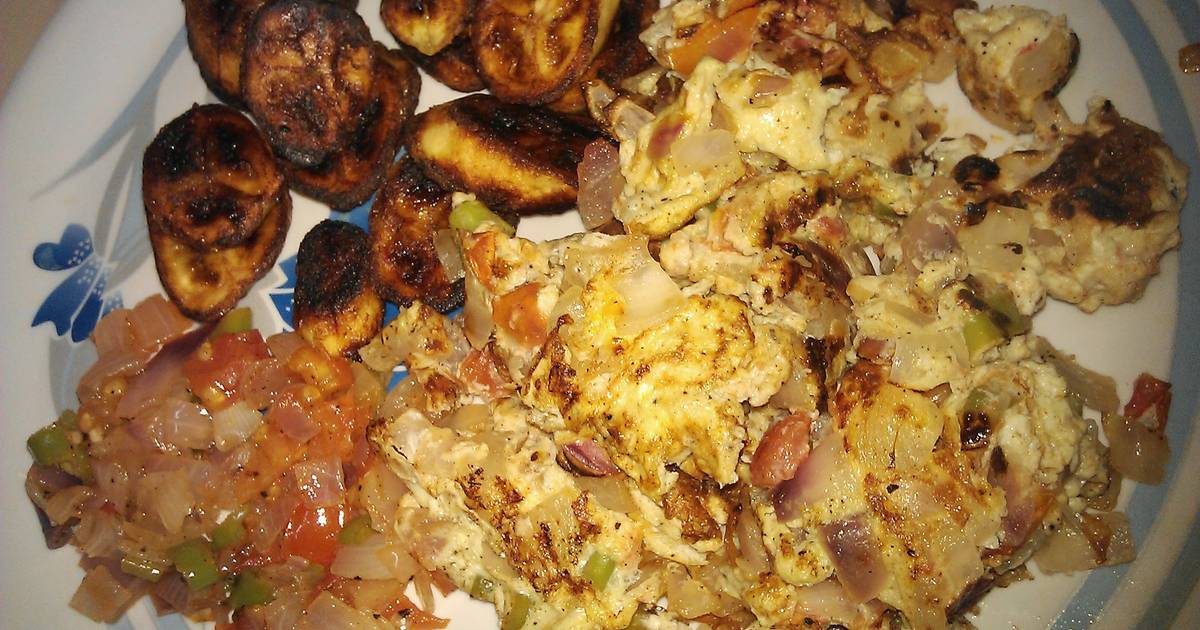 Nigerian fried plantain with eggs recipes easy & tasty ideas for home cooks Cookpad